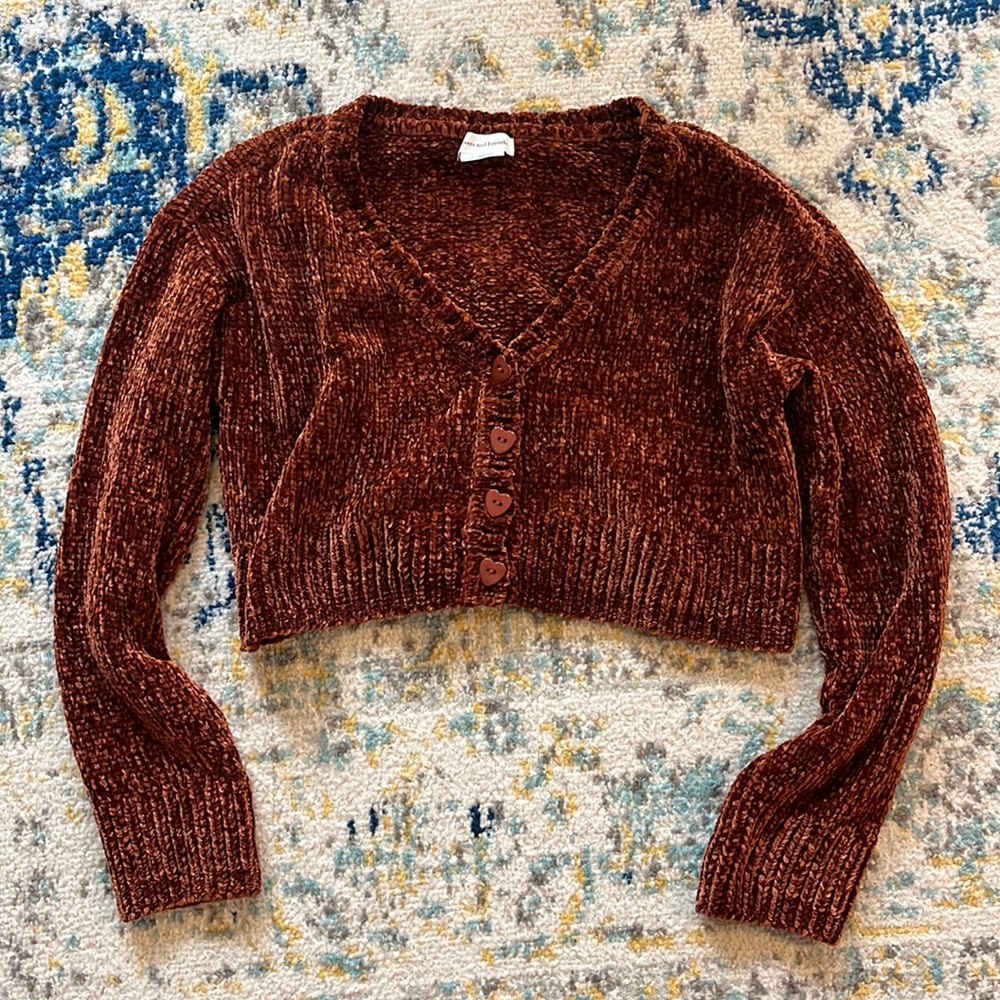 NEW XS Lovers and Friends Cardigan Rust